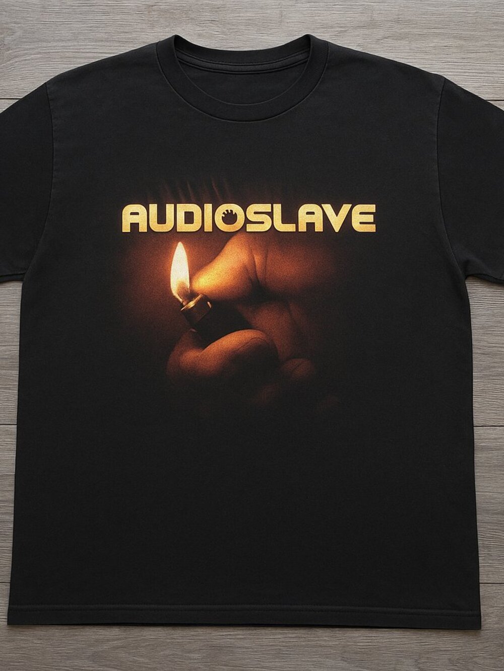 Audioslave Graphic T-Shirt Black Alternative Rock Band Tee Vintage Style